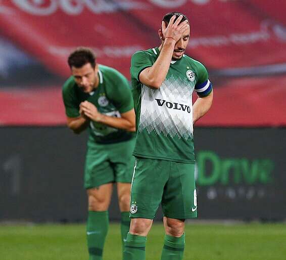 לביא תופס את הראש // צילום: אלן שיבר